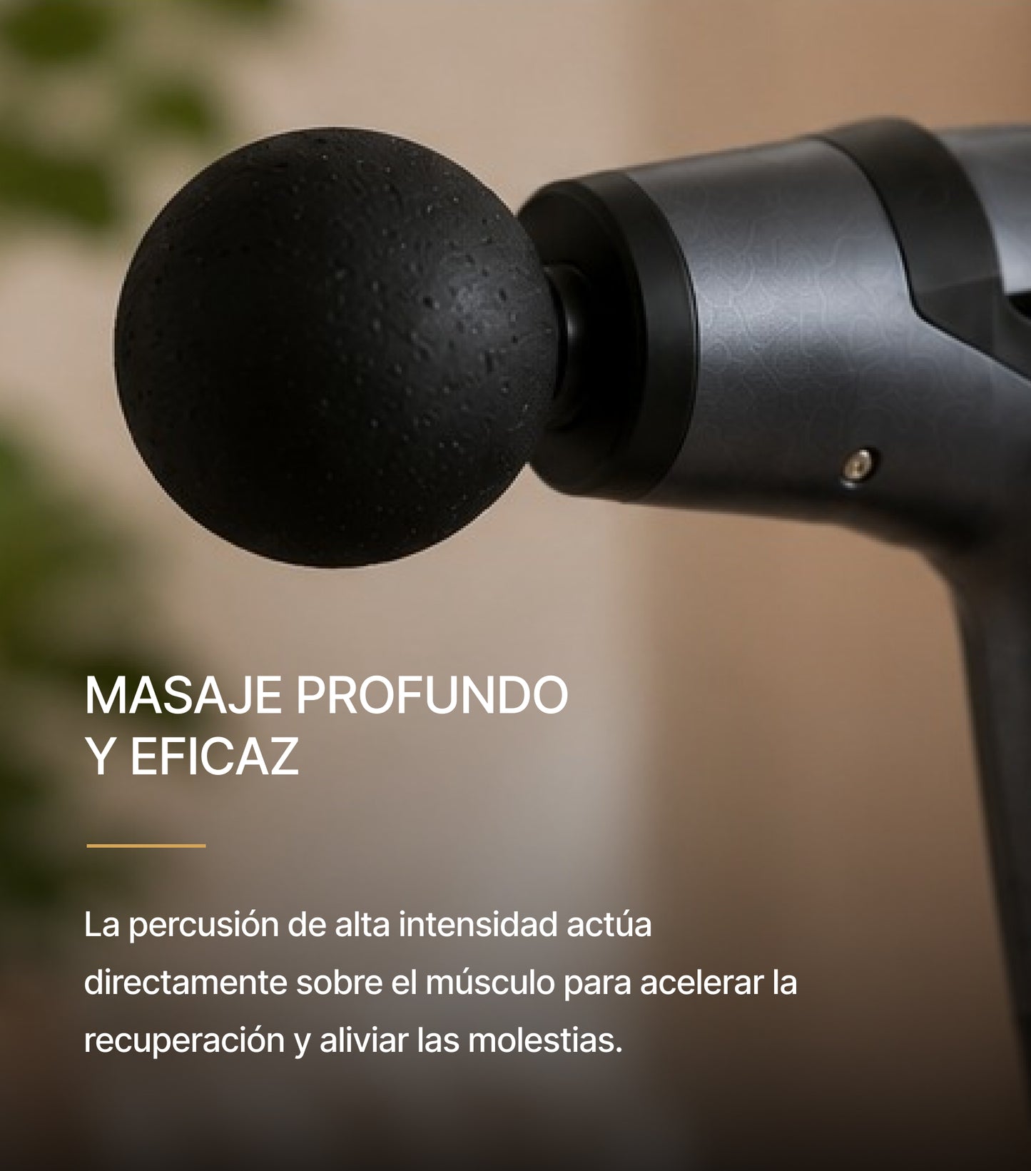 DeepRelief™ Pistola de Masaje Muscular