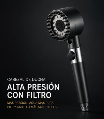 HydroFlow™ Ducha de Alta Presión con Filtro