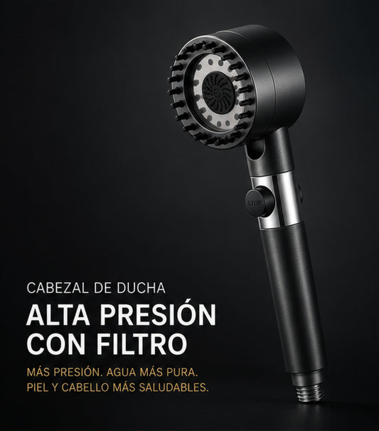 HydroFlow™ Ducha de Alta Presión con Filtro