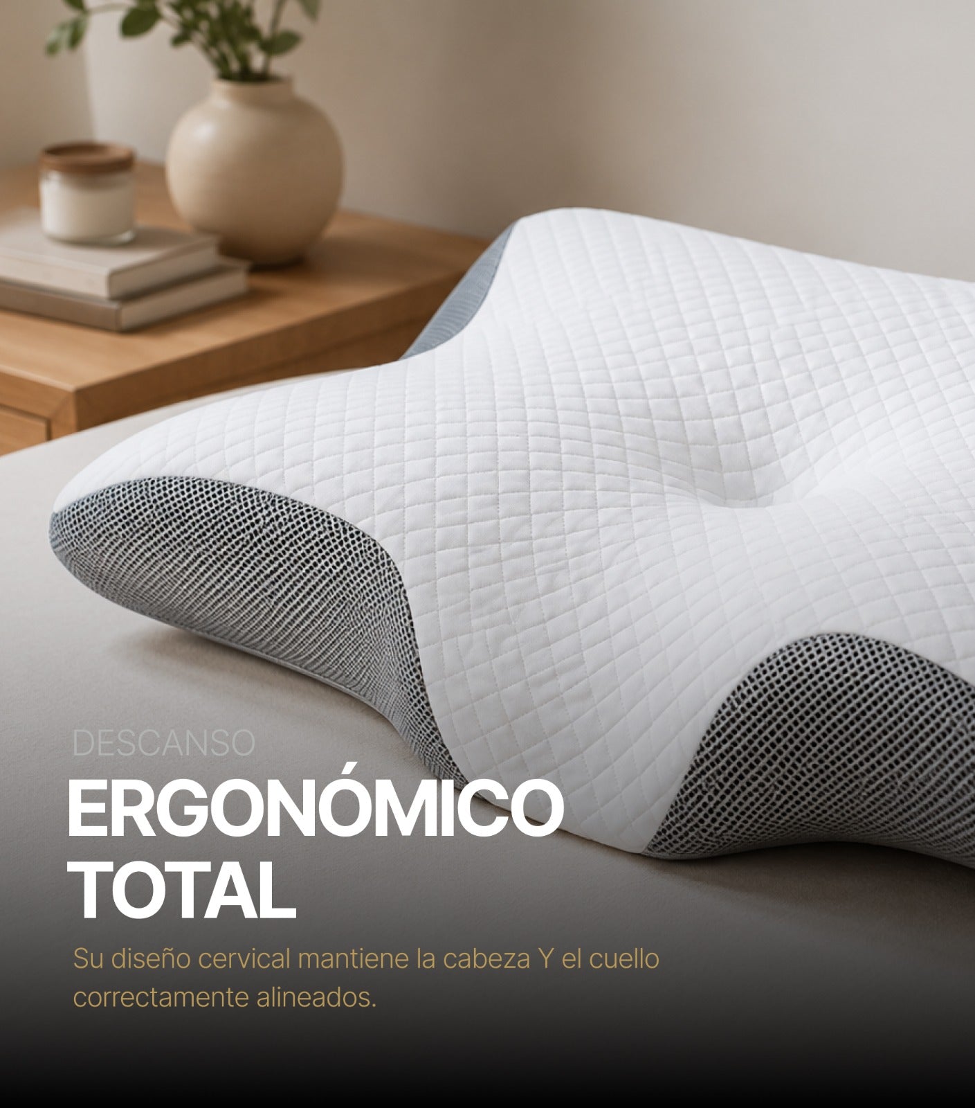 NeckCloud™ Almohada Cervical Ergonómica