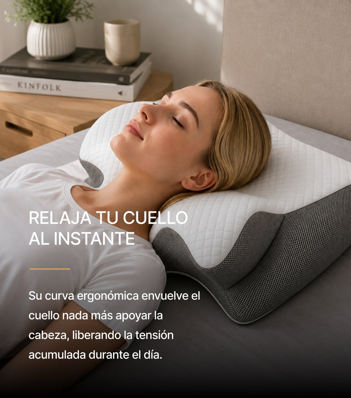 NeckCloud™ Almohada Cervical Ergonómica