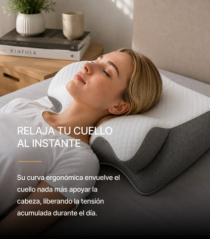 NeckCloud™ Almohada Cervical Ergonómica