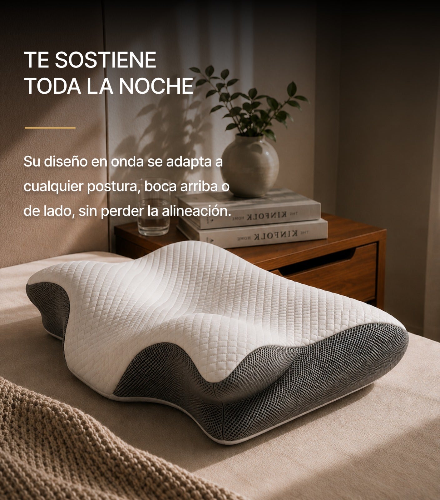 NeckCloud™ Almohada Cervical Ergonómica